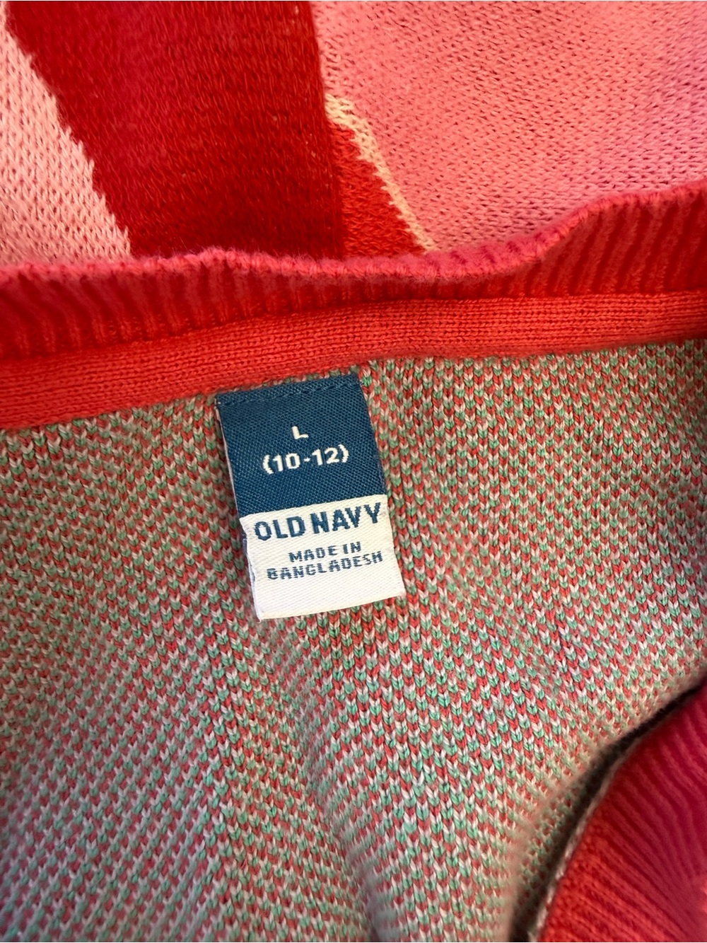 Old Navy Lavender & Pink Cherry Cardigan for Girls - Picture 3 of 5